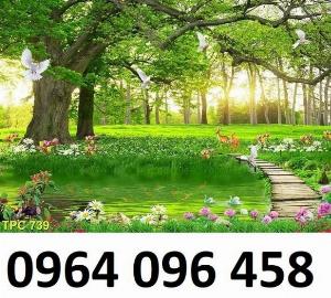 Mẫu tranh gạch 3d đồng quê - PRW2