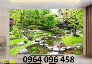 Mẫu tranh gạch 3d đồng quê - PRW2
