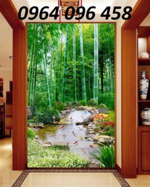 Tranh gạch 3d rừng tre - gạch tranh 3d rừng tre - HGFC4
