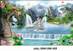 Gạch tranh 3d ốp tường phòng bếp - DSX21