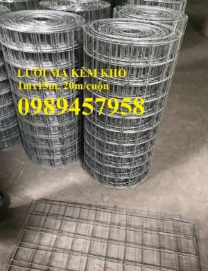 Lưới nhúng kẽm ô 25x25, 50x50, 50x100, 100x100 lưới hàn mạ kẽm