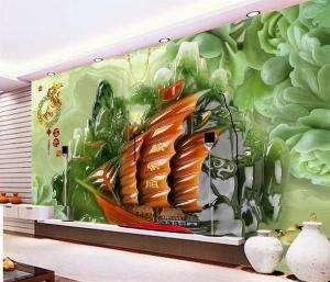 Tranh gạch 3d phong thủy thuyền buồm - FCX2