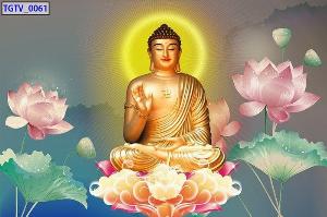 Tranh gạch 3d phật tổ - GXX322