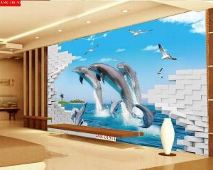 Tranh gạch 3d bể bơi - GDSXX3