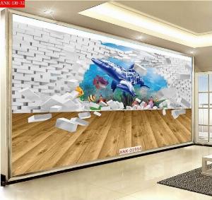 Tranh gạch 3d bể bơi - GDSXX3