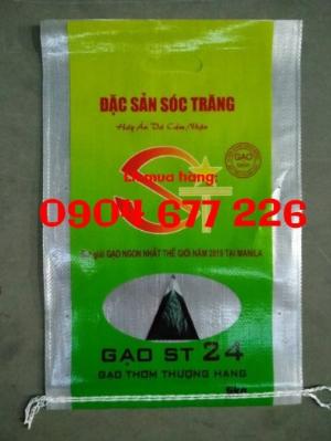 Bao pp dệt, bao pp dệt đựng gạo, bao đựng gạo 5kg, 10kg