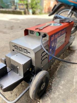 Máy cắt sắt kết hợp uốn sắt phi 28. dùng điện 1 pha