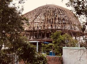 Bán thanh tre lito, thanh mè tre, thanh dui lợp nhà, thanh tre chẻ làm kết cấu mái