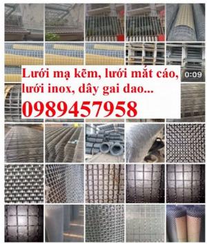 Lưới hàn phi 3 ô 50x50 mạ kẽm, Lưới hàn mạ kẽm phi 4 5x5cm