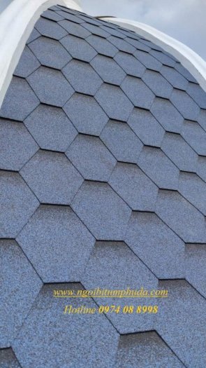Thi công ngói bitum phủ đá, nhận thi công cung cấp ngói lợp bitum phủ đá
