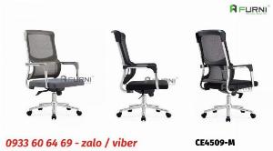 Ghế nhân viên lưng lưới nâng đỡi cột sống đẹp hiện đại CE4509-M