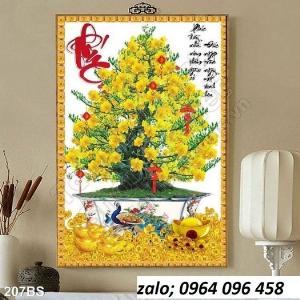 Tranh gạch hoa mai 3d - GDA21
