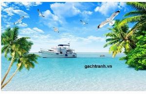 Tranh gạch 3d cảnh biển - GDC32