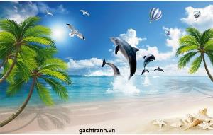 Tranh gạch 3d cảnh biển - GDC32