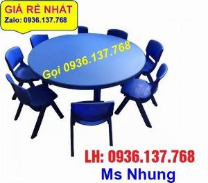 Bàn ghế gỗ mầm non, bàn ghế nhựa mầm non tại Bình dương