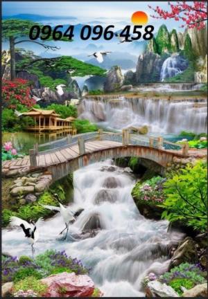 Tranh gạch 3d sơn thủy hữu tình - 987CN