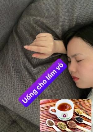 Trà gạo lứt tim sen Bh.nong hỗ trợ điều trị mất ngủ, an thần, giúp ngủ ngon sâu giấc hơn