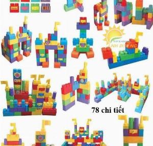 Bộ đồ chơi lắp ghép thông minh 78 chi tiết trẻ em