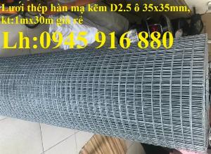 Lưới Thép Hàn Mạ Kẽm Phi 2 Mắt 25 x 25 ( Lưới thép hàn mạ kẽm ô 25 x 25) giá tốt nhất