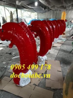 Cá heo phun nước trang trí bể bơi