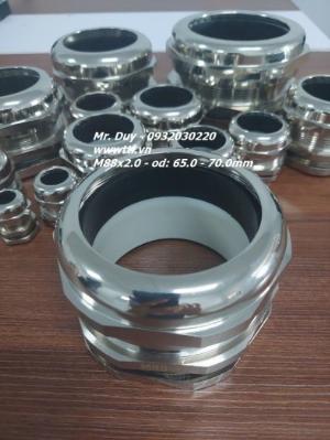 Brass nickel plated cable gland ip68