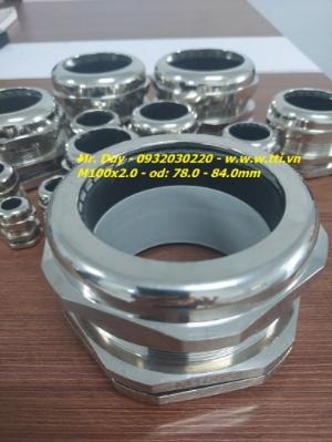 Brass nickel plated cable gland ip68