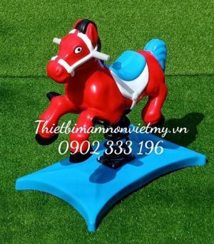 Thún Nhún Lò Xo Composite Con Ngựa Giá Rẻ Mầm Non