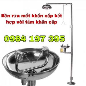 Cây rửa mắt khẩn cấp kết hợp vòi tắm khẩn cấp