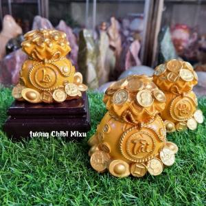 Túi vàng chữ Phúc - Phú Quý Bình An - mẫu túi màu vàng