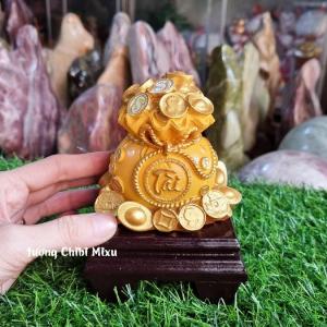 Túi vàng chữ TÀI - Chiêu Tài may mắn - mẫu túi màu vàng