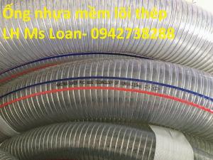 Bán ống nhựa mềm lõi thép phi 27 dùng làm ống dẫn sản xuất xốp.