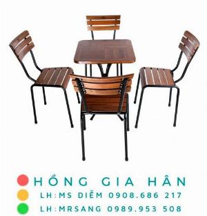 Bàn ghế cafe, quán ăn Tp.HCM Hồng Gia Hân B0702