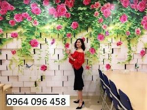 Tranh gạch 3d hoa hồng - 422XB