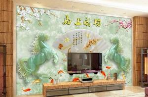 Tranh gạch mã đáo thành công 3d - DSXZ33