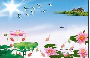 Tranh gạch 3d phong cảnh phong thủy - SXB42