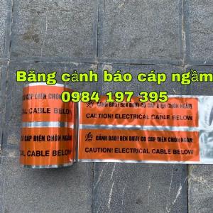 Băng cảnh báo cáp ngầm bản 30cm x 500 mét