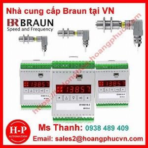 Đại lý cảm biến tốc độ BRAUN cung cấp tại Việt Nam