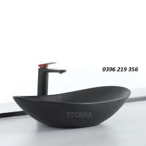 Bồn lavabo thuyền đen-bồn rửa mặt