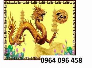 Tranh gạch men 3d rồng phượng - DXZ22