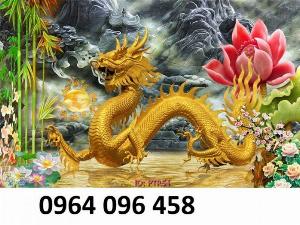 Tranh gạch men 3d rồng phượng - DXZ22