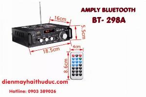 Amply nghe nhạc Bluetooth BT-298A công suất thật 100W