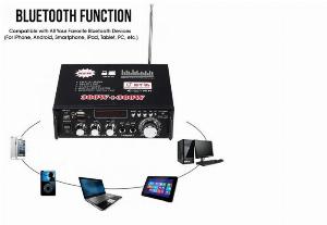 Amply nghe nhạc Bluetooth BT-298A công suất thật 100W