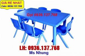 Nơi bán bàn ghế nhựa đúc mầm non