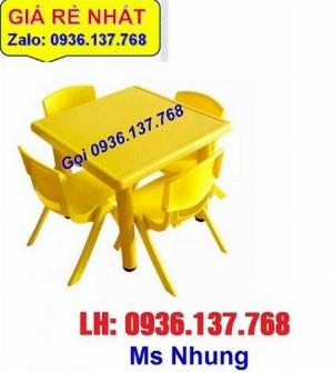 Bán ghế nhựa mầm non, bán bàn ghế nhựa mầm non