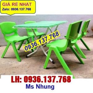 Cung cấp bàn mầm non giá rẻ, cung cấp bàn nhựa hình chữ nhật