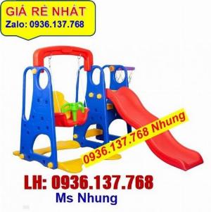 Cầu trượt mầm non giá rẻ, cầu trượt ngoài trời cao cấp, cầu trượt liên hoàn