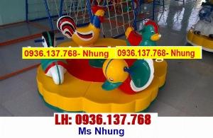 Bán đu quay mâm có ray, đu quay con thú, đu quay con giống giá rẻ