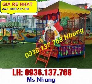 Nhà banh mầm non rẻ nhất , nhà bóng cho bé rẻ nhất