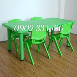 Bàn Mầm Non Hình Chữ Nhật Giá Rẻ Tại TPHCM