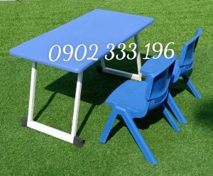 Bộ Bàn Ghế Mầm Non Chân Gấp Cho Trường Mầm Giá Tốt